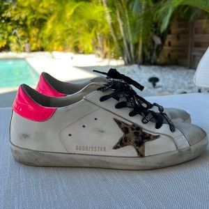 Golden Goose SSTAR Leopard/hot pink